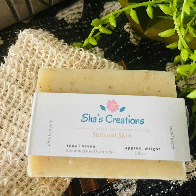 Sensual Skin Therapeutic Soap - with Coconut and Shea Butter for Moisturizing