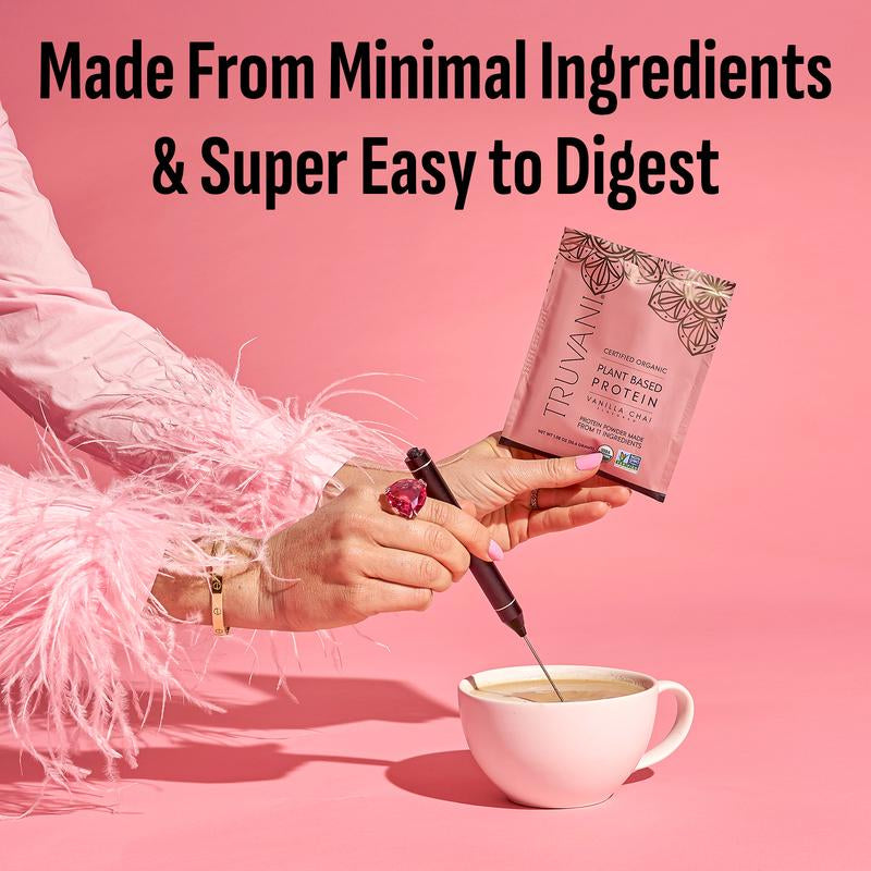 Truvani Organic Whey Protein Sample Pack - 5 Flavors - 20G Protein - No Stevia - 2G Sugar - USDA Organic