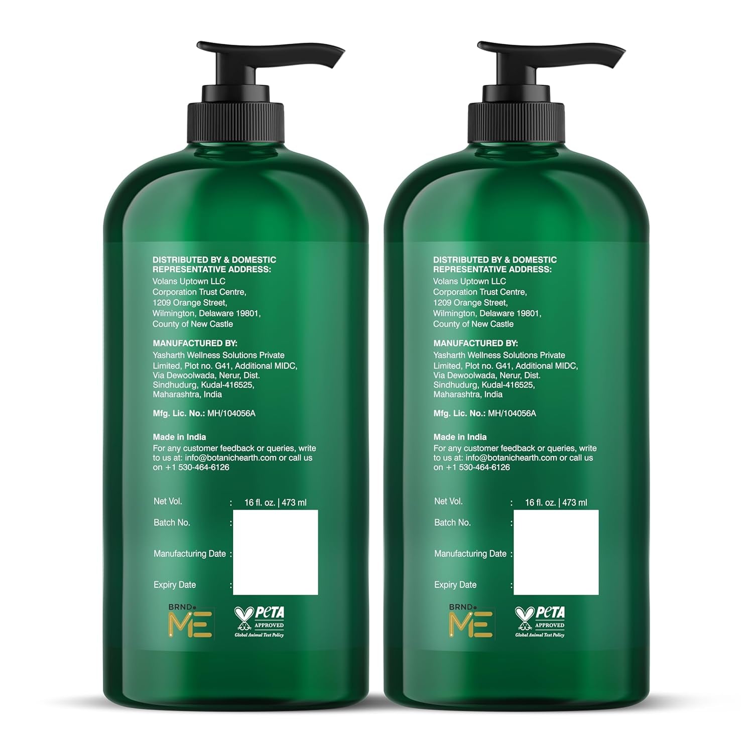 Tea Tree Shampoo and Conditioner Set | with 100% Pure Tea Tree Oil, for Itchy and Dry Scalp, Sulfate/Paraben Free | for Men and Women | 16 Fl Oz Each