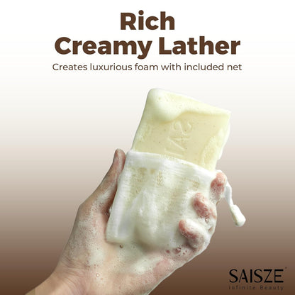 Handmade Coconut and Shea Butter Soap - 8 Oz, Cold Process, Organic Soap Enriched with Coconut Oil, Shea, Body Bars for Women and Men