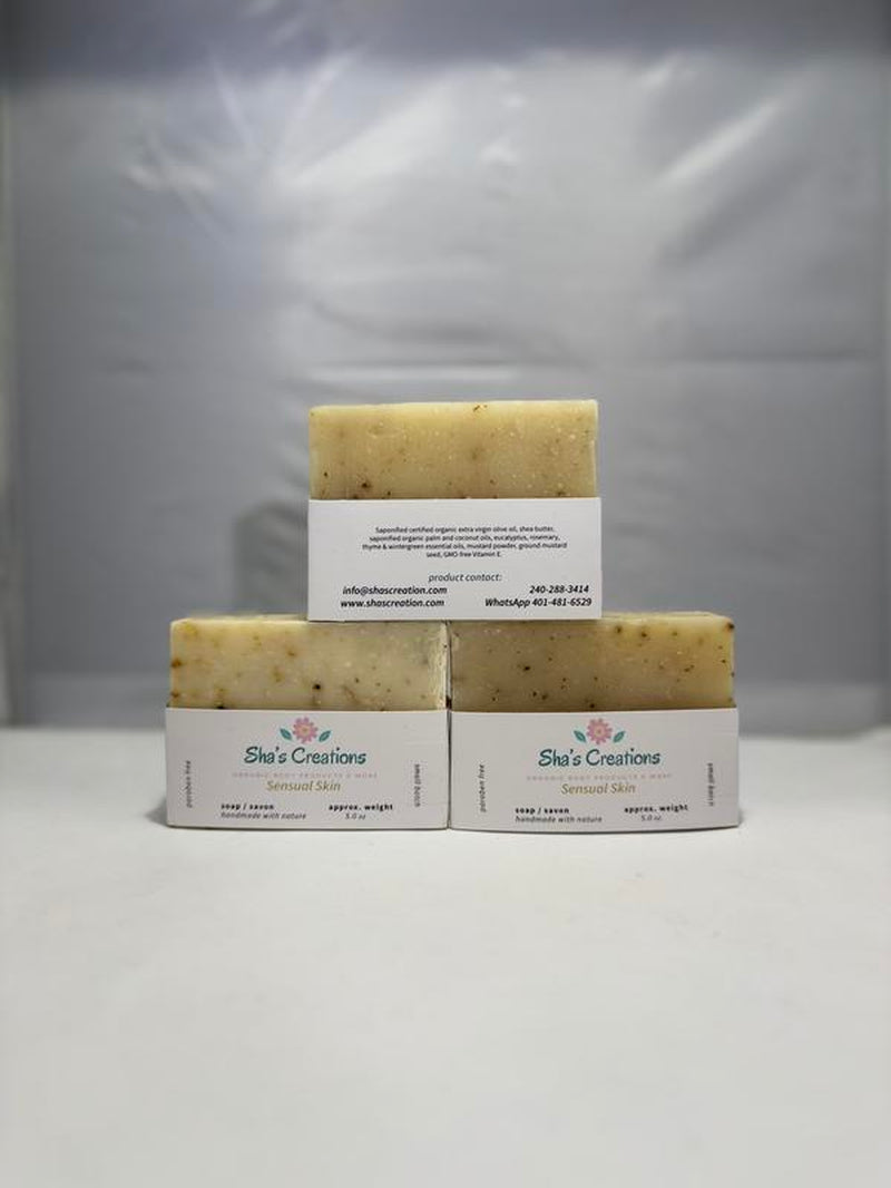Sensual Skin Therapeutic Soap - with Coconut and Shea Butter for Moisturizing
