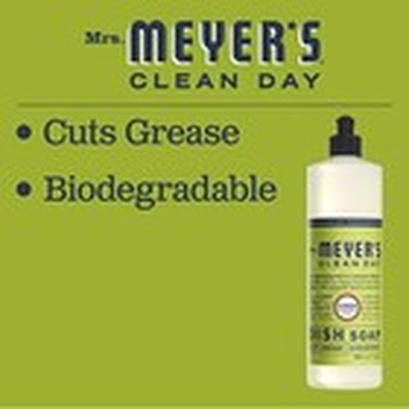 Mrs Meyer'S Clean Day Dish Soap Lemon Verbena Pack of 3 Plant Based 16 Fl Oz