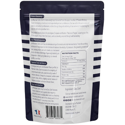 Celtic Salt Organic Grey Coarse, 1.1Lb - 18Oz Pack of 2. Mineral Rich Unrefined French Sea Salt 100% Natural, Hand Harvested (1.1Lb Grey Coarse - Pack of 2)