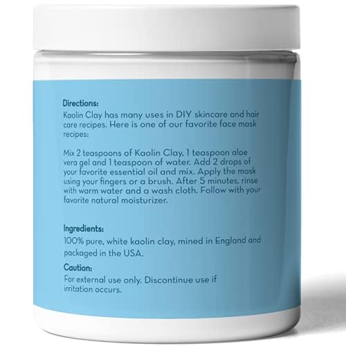 Kaolin Clay Powder, 100 G - Perfect for Natural DIY Skin Cleansers, Masks and Scrubs