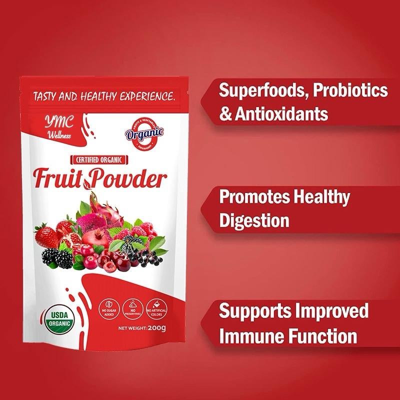 Organic Super Food Fruit Powder Beverage Mixed Fruity Drink