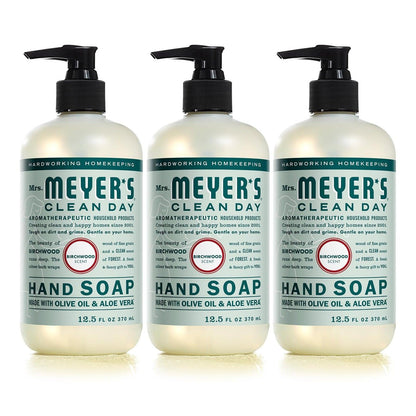 Mrs Meyer'S Clean Day Birchwood Hand Soap Pack of 3 Aromatherapeut