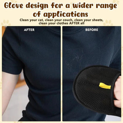 Reusable Pet Hair Remover, 1 Count Handheld Pet Hair Removal Glove, Pet Grooming Tool, Dog & Cat Grooming Supplies, Hair Removal Products