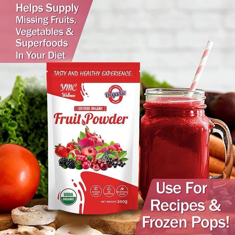 Organic Super Food Fruit Powder Beverage Mixed Fruity Drink
