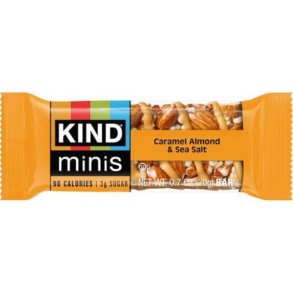Mini Snack Bars Variety Pack, Gluten Free, Low Sugar, Low Calorie Snacks, Dark Chocolate Nuts & Sea Salt, Peanut Butter Dark Chocolate, Caramel Almond & Sea Salt, 30 Count