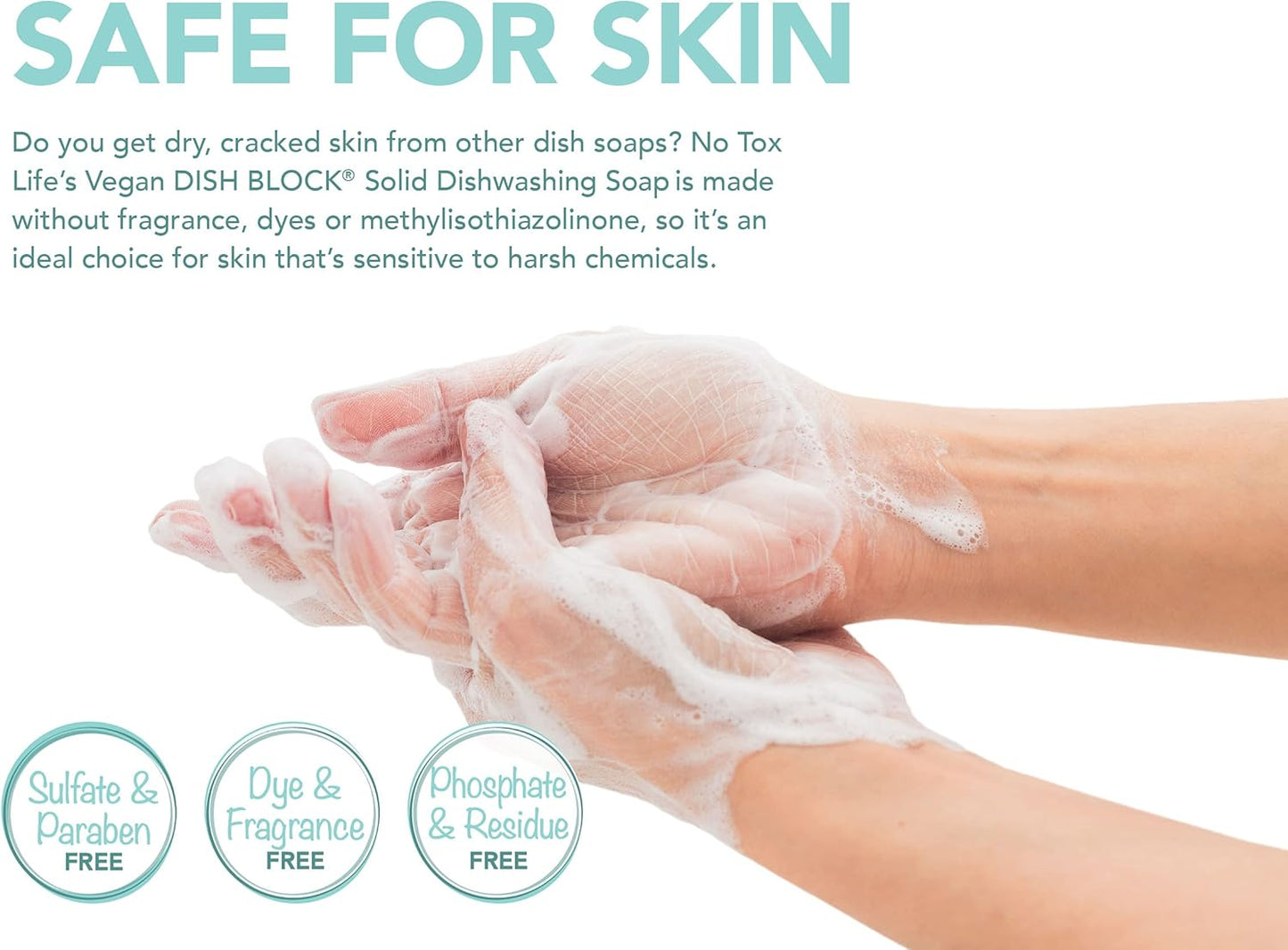 DISH BLOCK - Free of Dyes and Fragrance - Zero Waste Dish Soap