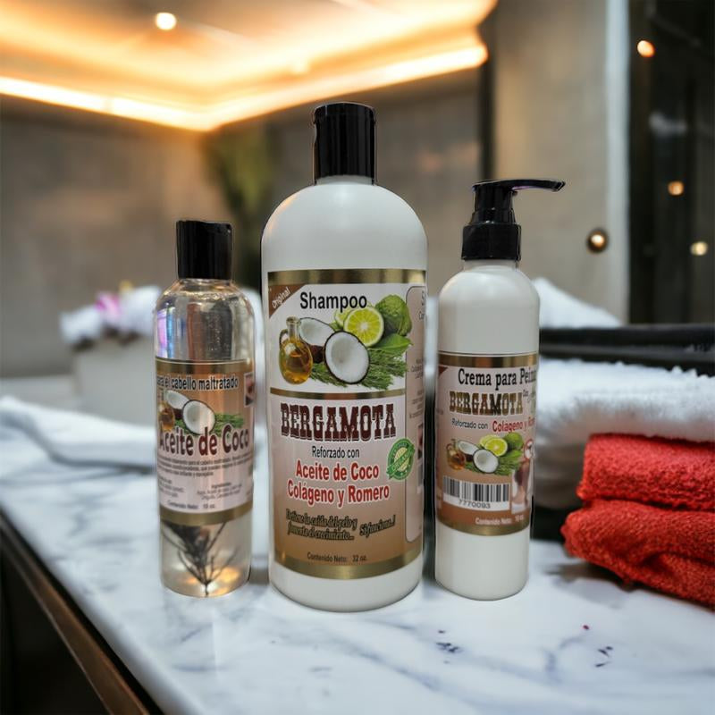 Shampoo Coco Con Bergamota Organico