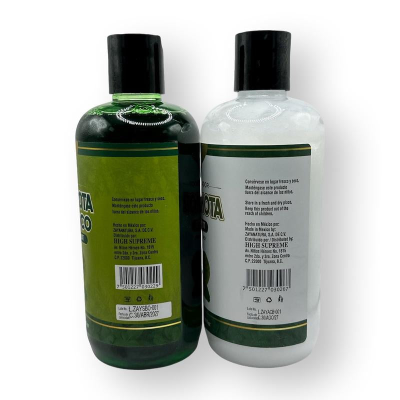 VIRAL Shampoo Organic Bergamot + Conditioner (16.9 Fl Oz) with Aloe Vera & Rosemary | SHAMPOO ORGÁNICO BERGAMOTA Con Sábila & Romero + Acondicionador - 500 Ml - Biotina