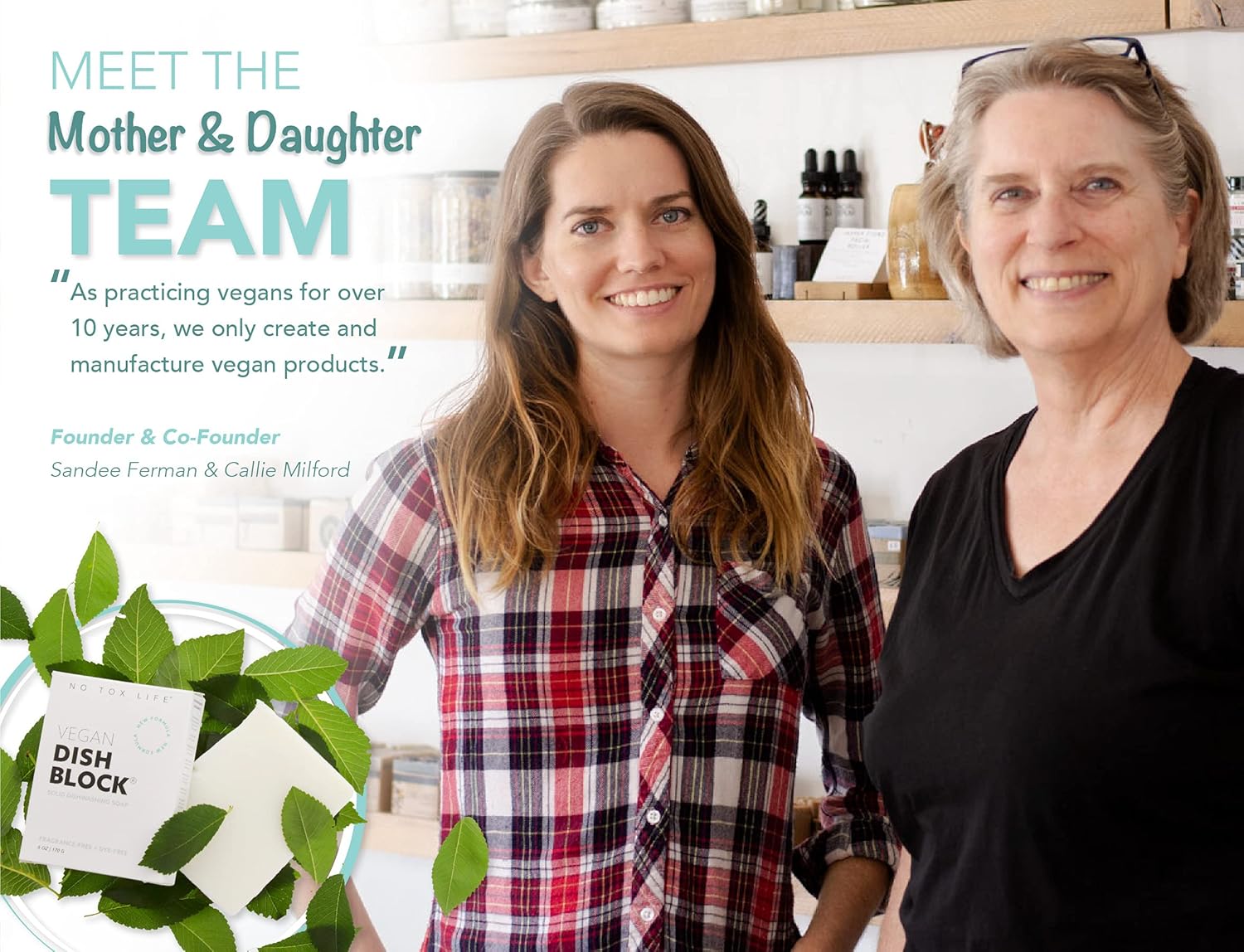 DISH BLOCK - Free of Dyes and Fragrance - Zero Waste Dish Soap