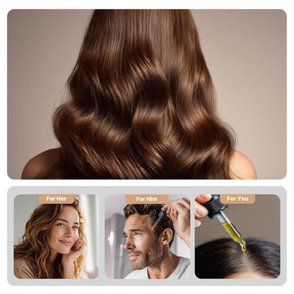 Transform Your Hair with ÉLIX USDA Organic Rosemary Oil - Nourishing Thickening Formula for Hair Growth with Castor & Pumpkin Seed - Perfect for Thinning Hair, Made in the USA - 4Oz