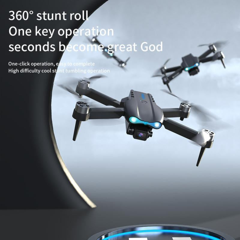 E99 Foldable Dual-Camera Drone, Wifi FPV Live, Altitude Hold, Headless Mode, Mini UAV, Obstacle Avoidance, 4K UHD, GPS, Long Flight, Laser Smart, Launch Pad Light Kit, Training Drone, Perfect Gift for Birthday, Valentine'S Day, Thanksgiving