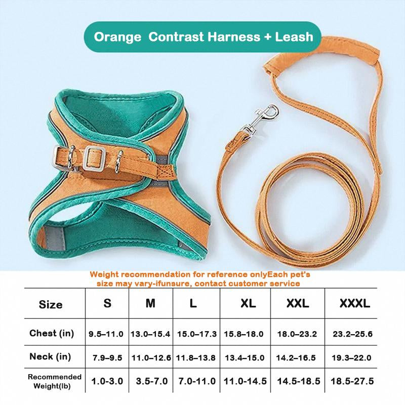 [Hipipet] Escape-Proof Cat Harness Vest - Adjustable Leash for Walking Kittens - Comfortable Outdoor Cat Walking Gear, Cats Accessories Pet Products Tools, Cozyvibes