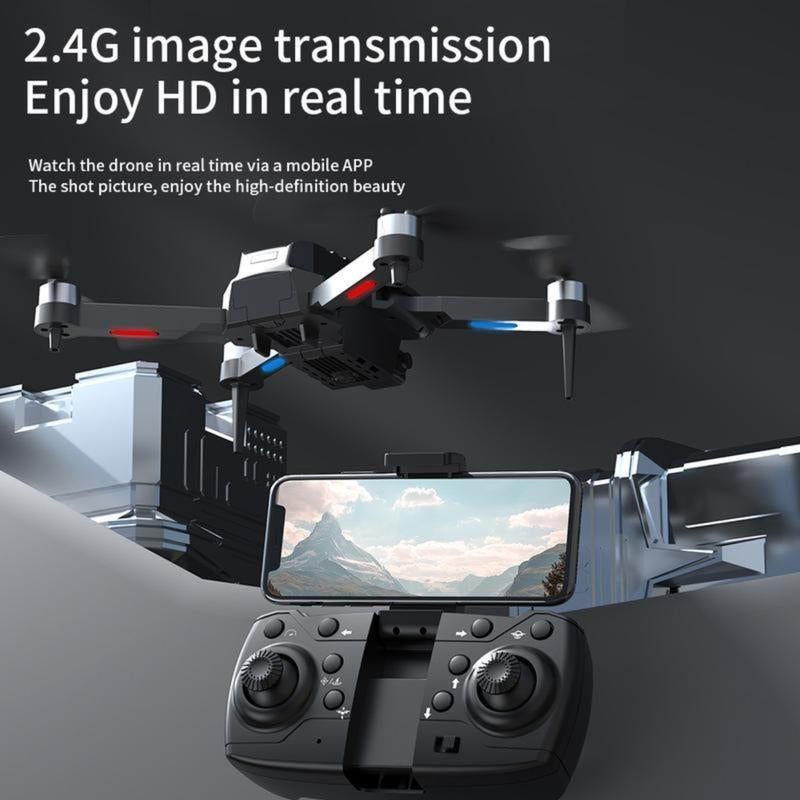 E99 Foldable Dual-Camera Drone, Wifi FPV Live, Altitude Hold, Headless Mode, Mini UAV, Obstacle Avoidance, 4K UHD, GPS, Long Flight, Laser Smart, Launch Pad Light Kit, Training Drone, Perfect Gift for Birthday, Valentine'S Day, Thanksgiving